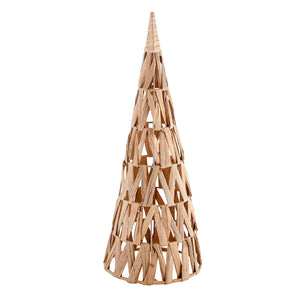 Open Weave Hyacinth Cone Tree Santa Barbara Design Studio