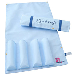 Oh My Mahjong Light Blue Let's Rack + Roll Bag Oh My Mahjong