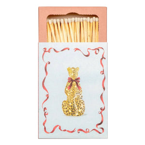 Leopard with a Bow Matchbox The Matchbox Maker