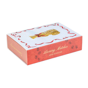 Leopard with a Bow Matchbox The Matchbox Maker