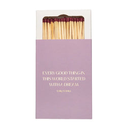 Started with a Dream Matchbox The Matchbox Maker