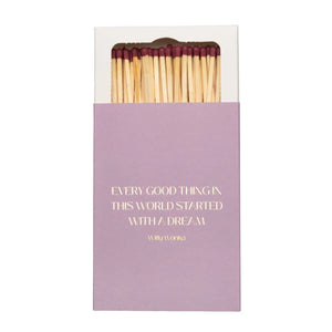 Started with a Dream Matchbox The Matchbox Maker