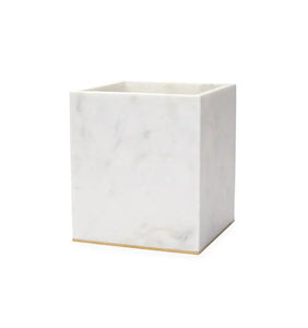 Pietra Marble Waste Basket SFERRA