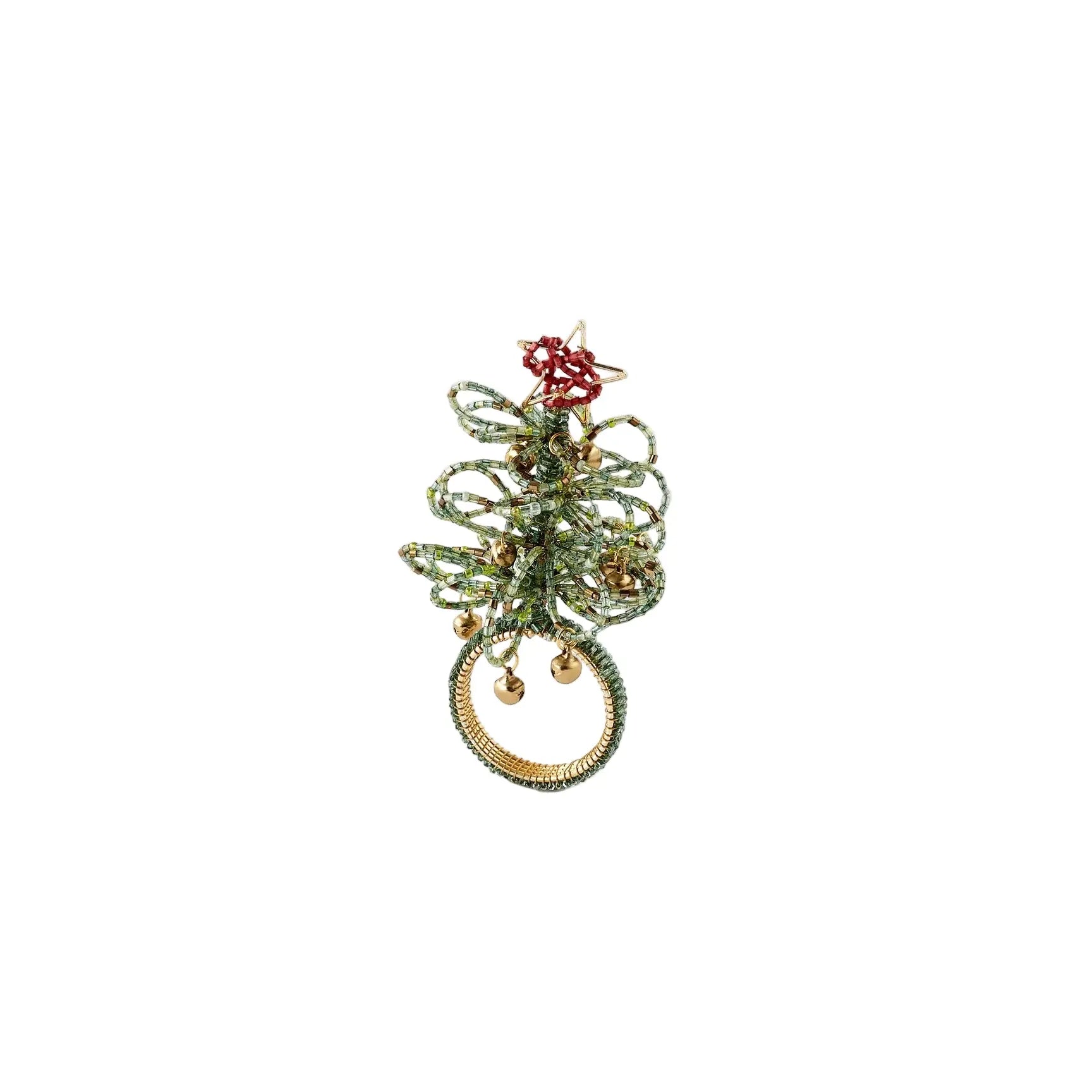 Beaded Tree Napkin Ring