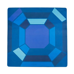 Sapphire Gem Double-Sided Travel Mahjong Mat The Mahjong House