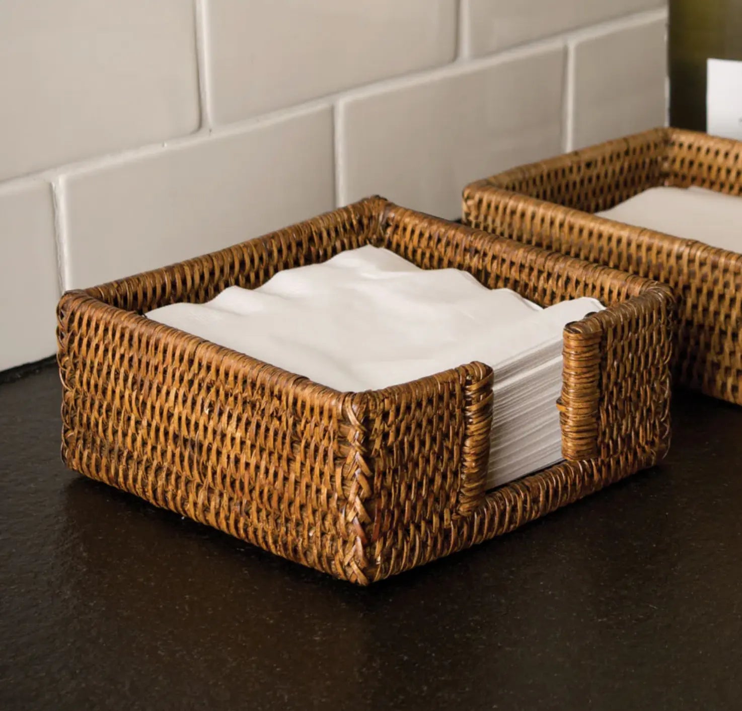 Burma Rattan Napkin Holder Napa Home & Garden