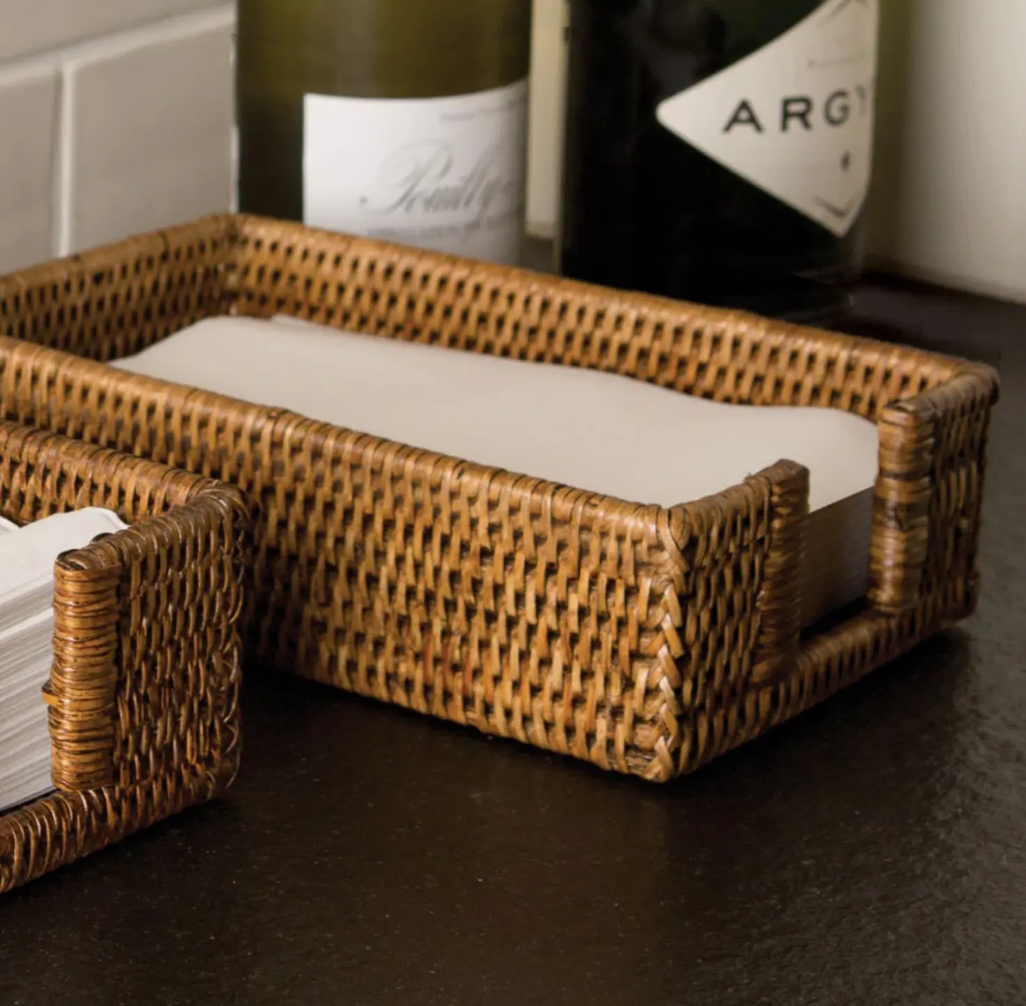 Burma Rattan Napkin Holder Napa Home & Garden
