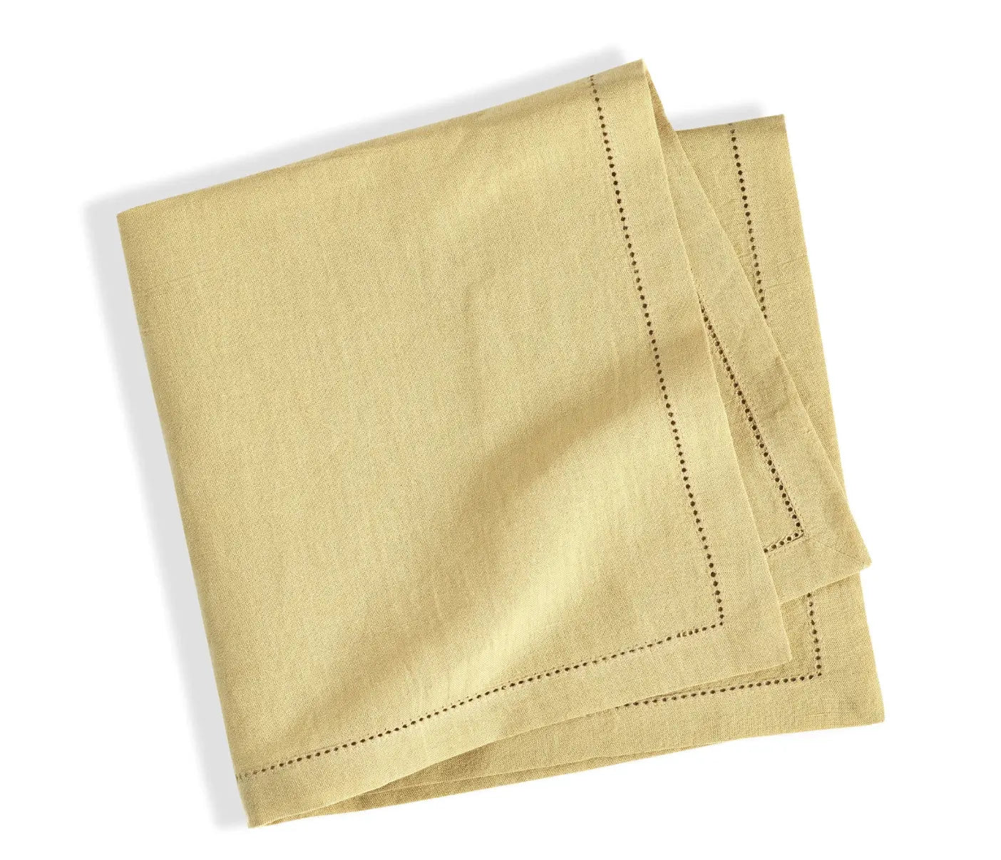 Haven Hemstitch Napkins in Wheat Annie Selke