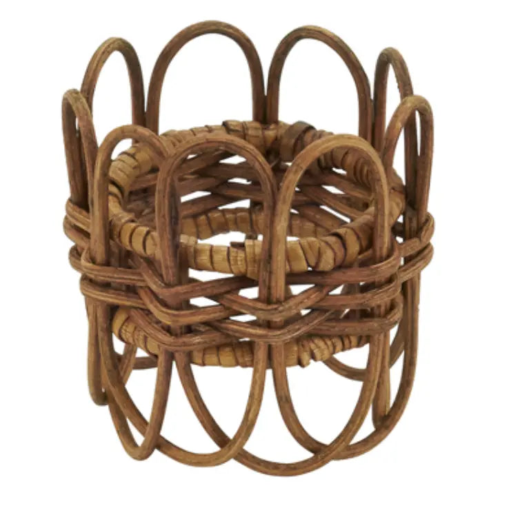 Twisted Rattan Napkin Ring Saro