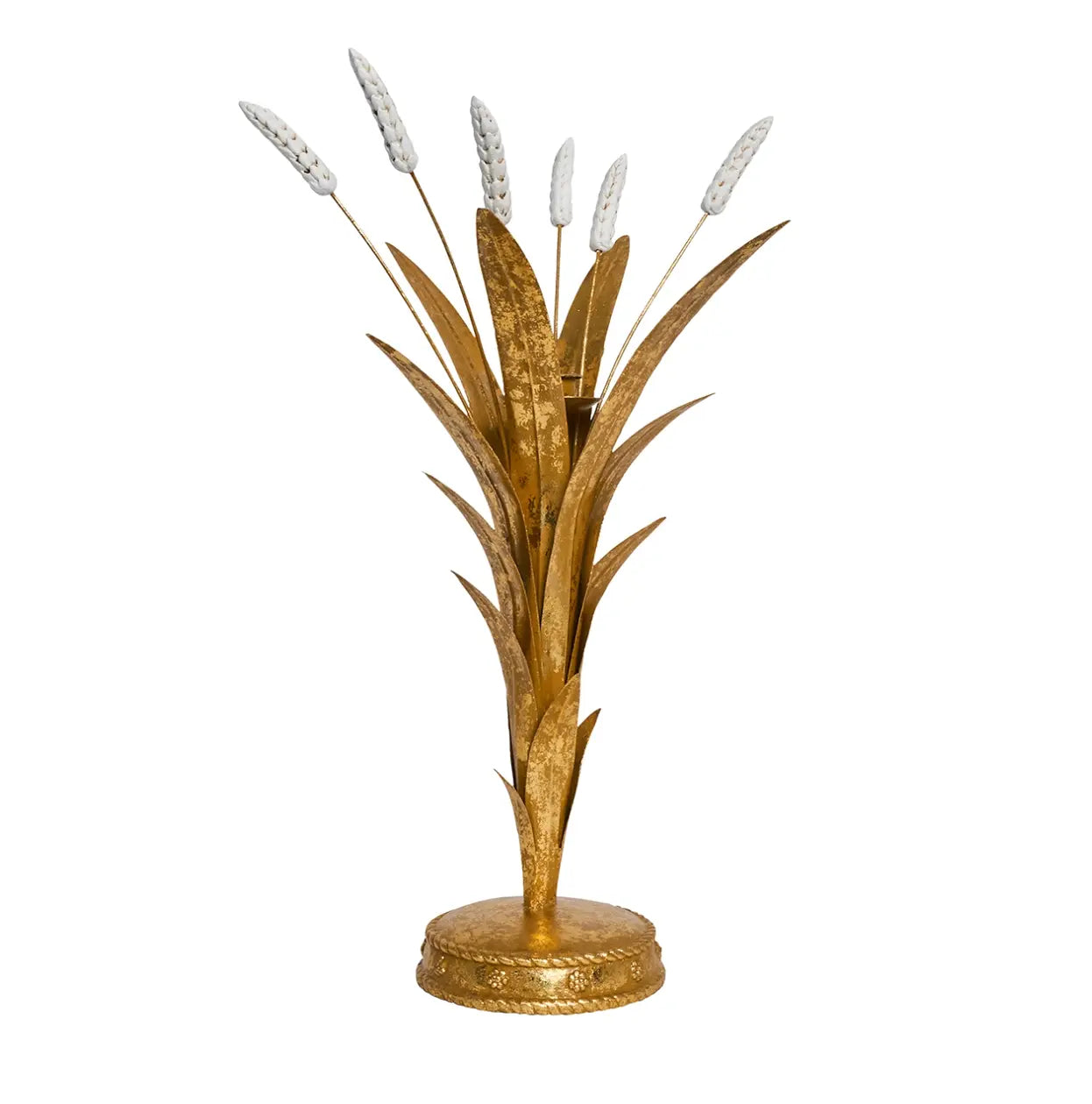 Forest Walk Wheat Candlestick - Gold Juliska