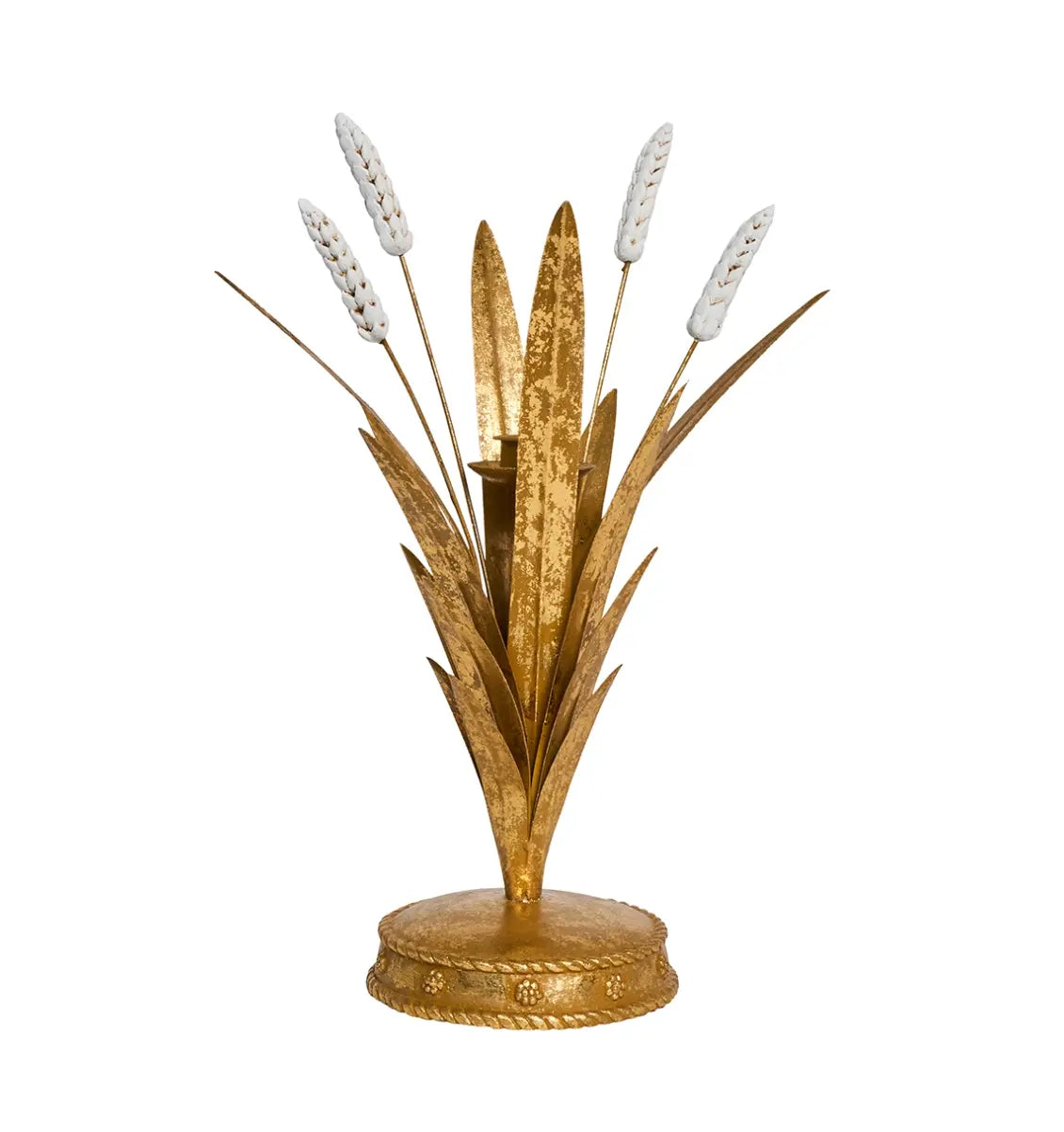 Forest Walk Wheat Candlestick - Gold Juliska