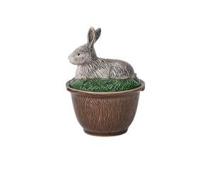 Forest Walk Rabbit Bowl with Lid Juliska