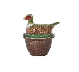 Forest Walk Pheasant Bowl with Lid Juliska