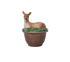 Forest Walk Deer Bowl with Lid Juliska