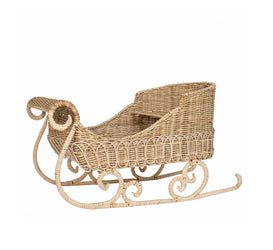 Provence Rattan Sleigh - Whitewash Juliska