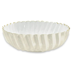 Beatriz Ball Encanto Orlando Large Bowl in Cream and White BEATRIZ BALL