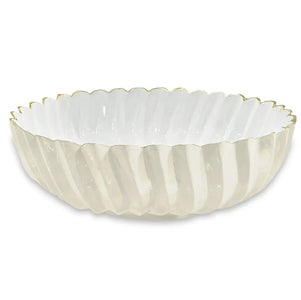 Beatriz Ball Encanto Orlando Large Bowl in Cream and White BEATRIZ BALL