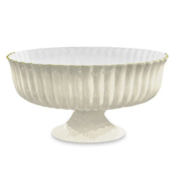 Beatriz Ball Encanto Vienna Large Centerpiece Punchbowl in Cream and White BEATRIZ BALL