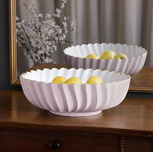 Beatriz Ball Encanto Orlando Large Bowl in Camellia and White BEATRIZ BALL