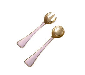 Beatriz Ball Encanto Soho Salad Servers in Camellia BEATRIZ BALL
