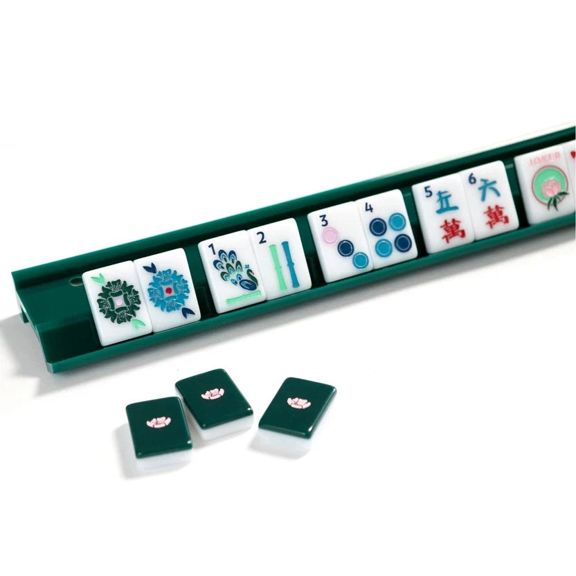 Set of 4 Green Mahjong Racks