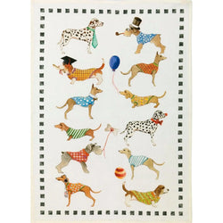 Best Friends Dogs Kitchen Towel Tessitura Toscana Telerie