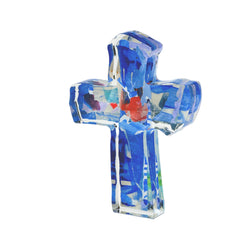 Periwinkle Acrylic Cross Lauren Dunn