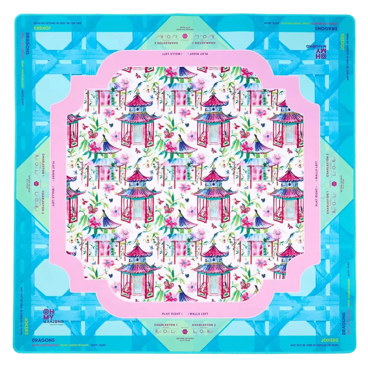 Oh My Mahjong Lorelei Mahjong Mat Oh My Mahjong