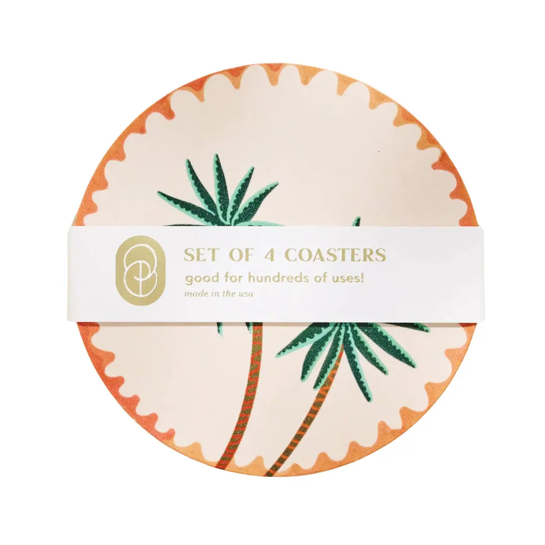 Palm Trees Coasters One & Only Paper
