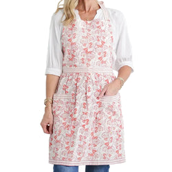 Gardenia Vine Berry Apron Pomegranate