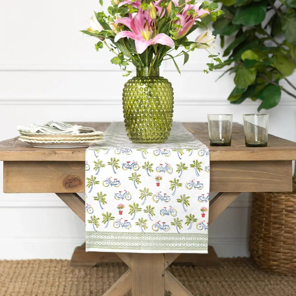 Lake Trail Table Runner Pomegranate