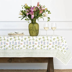 Lake Trail Tablecloth Pomegranate