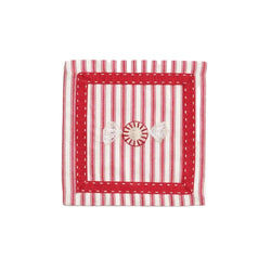 Peppermint Cocktail Napkins Pomegranate