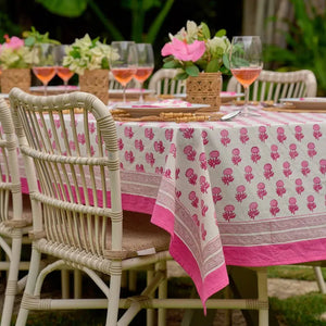 Rose Tablecloth Pomegranate