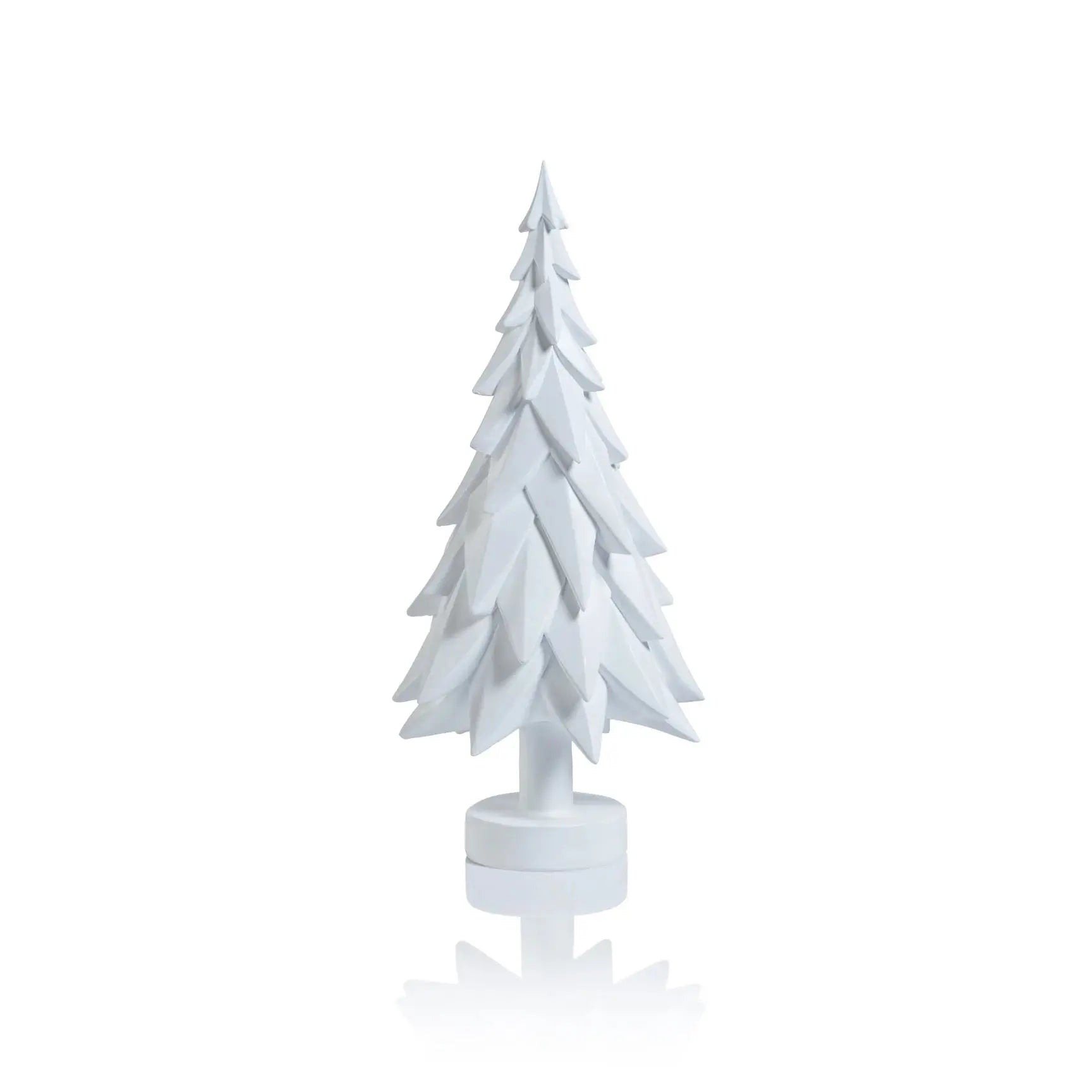 Matte White Decorative Tree - 13.75" Zodax