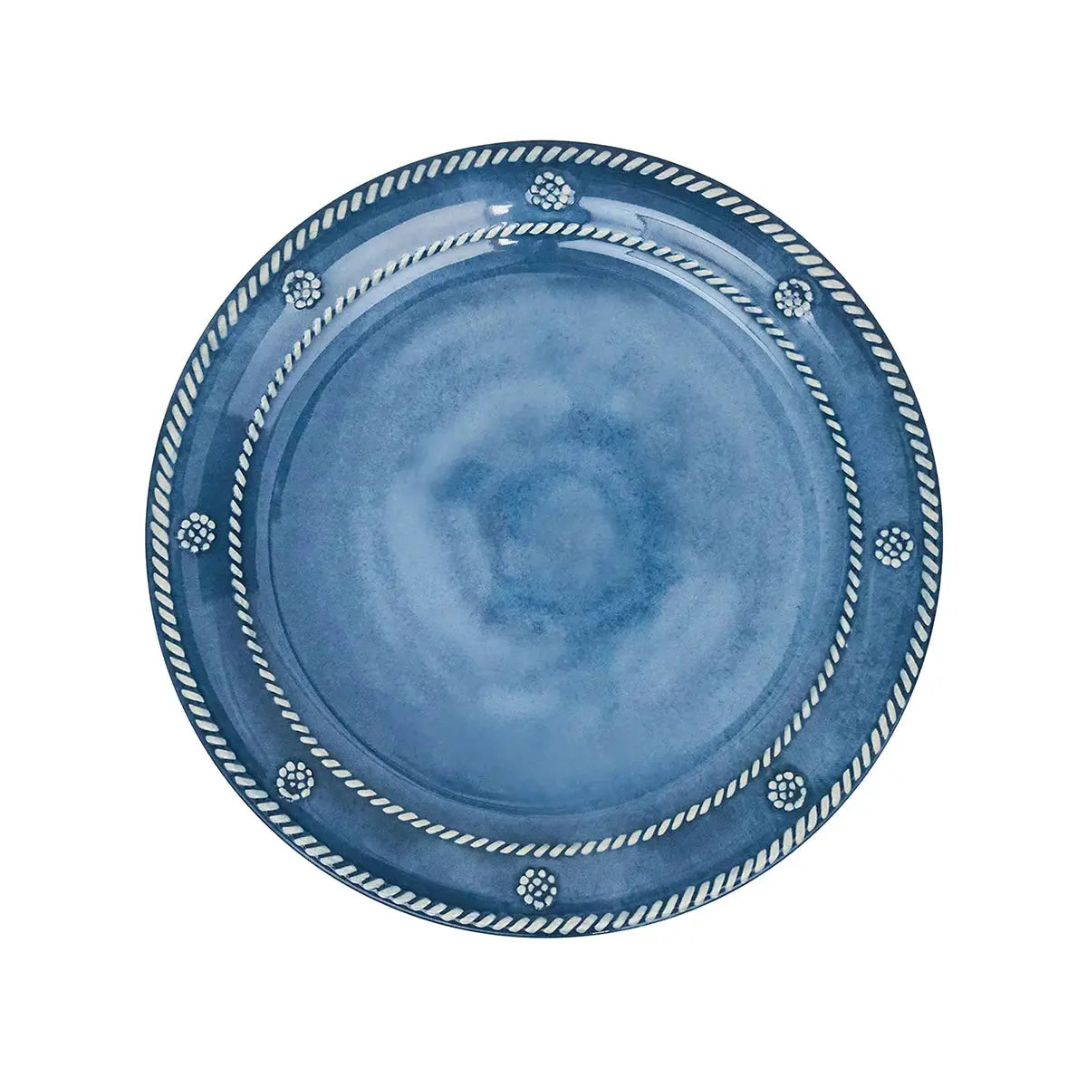 Berry & Thread Melamine Dessert and Salad Plate in Ocean Juliska