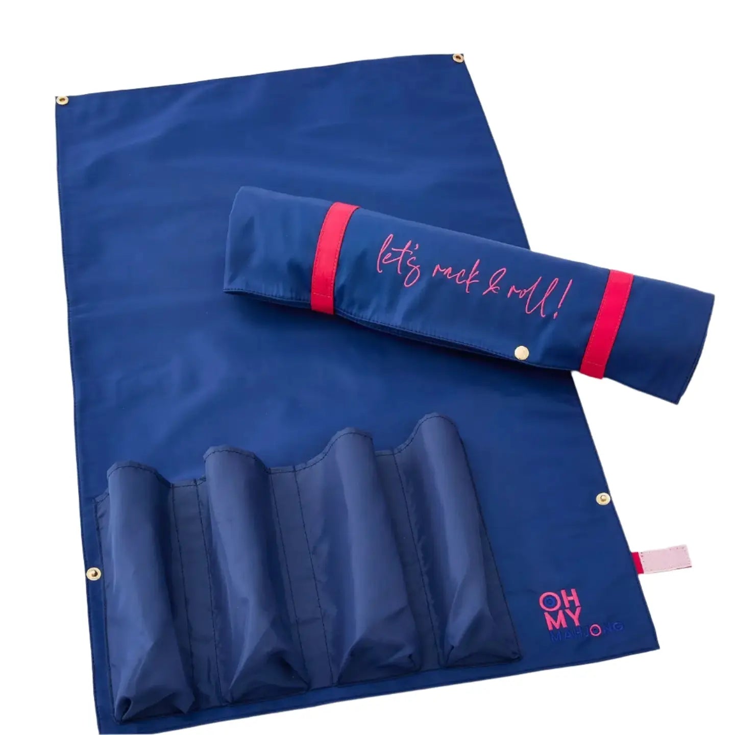 Oh My Mahjong Navy Let's Rack + Roll Bag [PREORDER] Oh My Mahjong