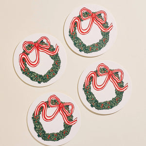 Holiday Wreath Coasters One & Only Paper
