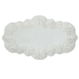 Juliska Berry & Thread Thistle 16" Tray - Whitewash Juliska