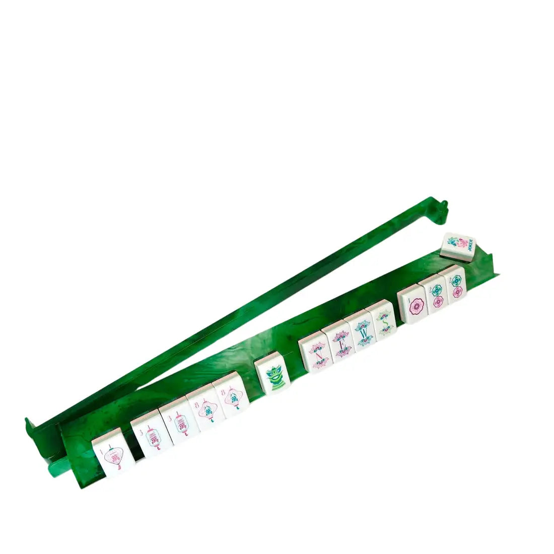 Oh My Mahjong Agate Rack and Pusher Set - Home for Entertaining