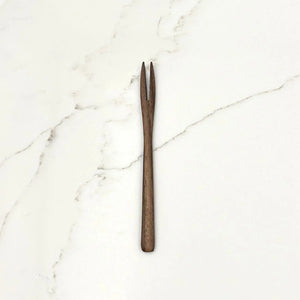 6" Walnut Wood Olive Pick JBrody & Co.