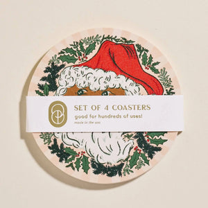 Santa Coasters One & Only Paper