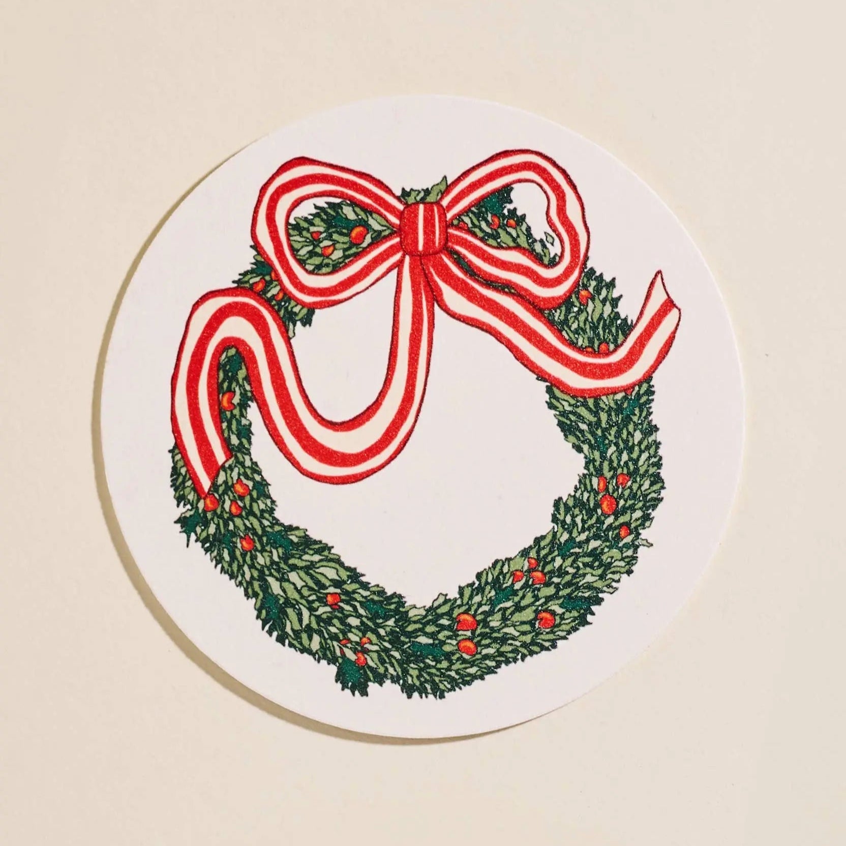 Holiday Wreath Coasters One & Only Paper