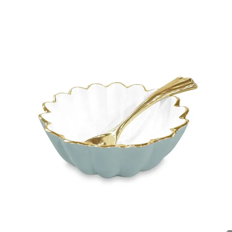 ENCANTO Vienna Mini Bowl with Spoon (Slate and White)