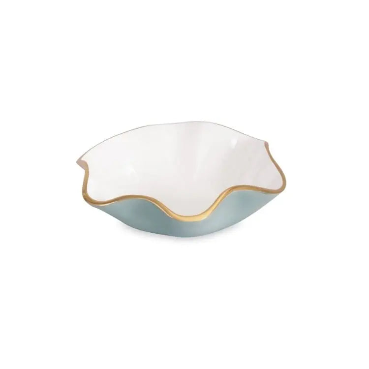 ENCANTO Â Carola Small Round Bowl (Slate and White)