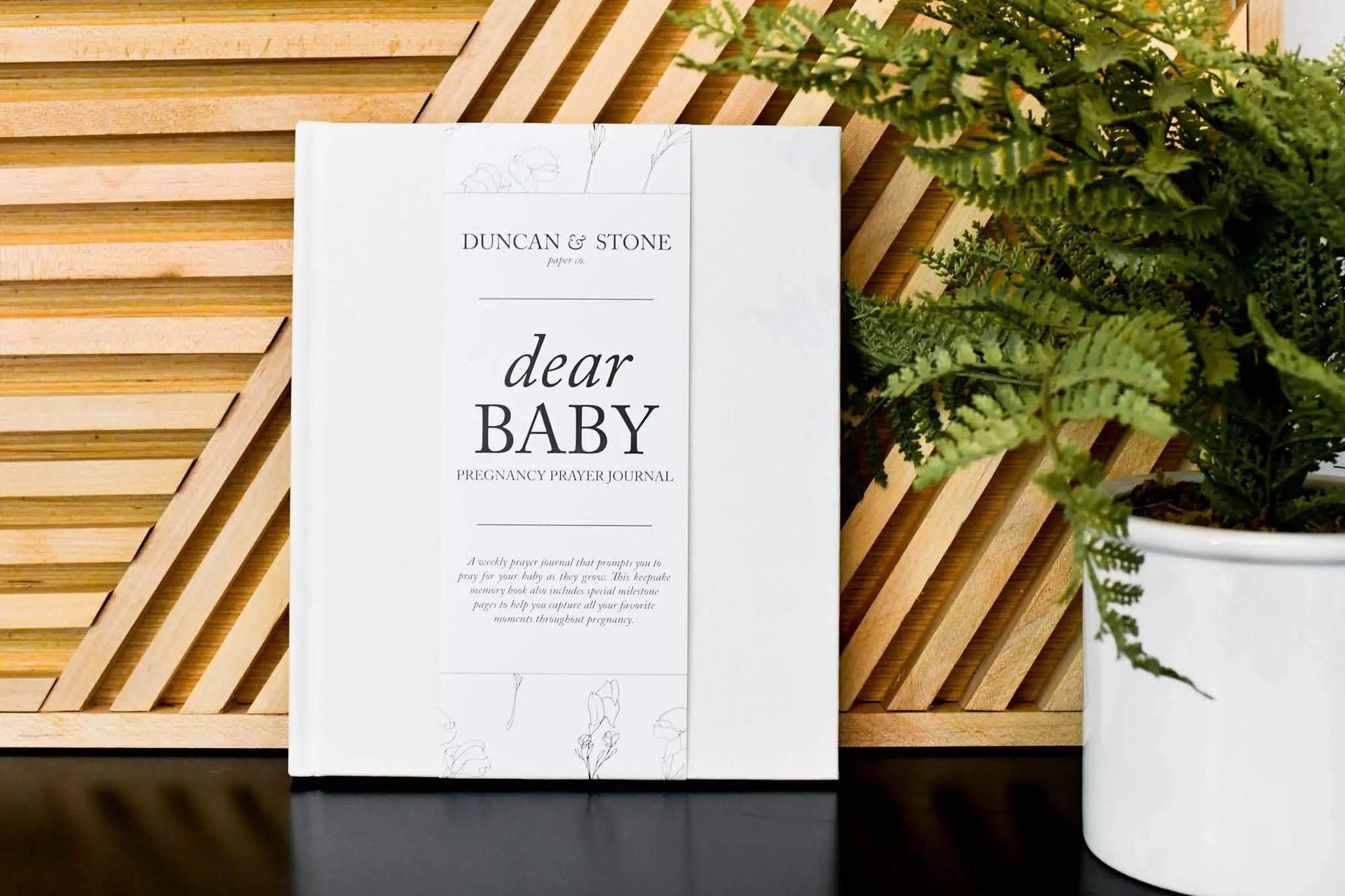 Dear Baby: A Pregnancy Prayer Journal & Memory Book for Moms: Ivory Duncan & Stone Paper Co.