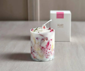 Flower Candle_Rosy Dawn LD Kott