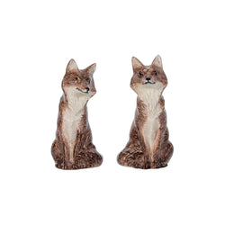 Fox Salt + Pepper Shakers Juliska