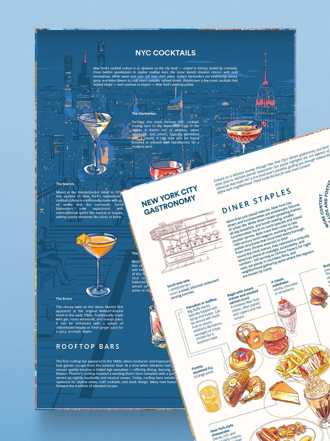 Gourmet Puzzle - New York Water & Wines