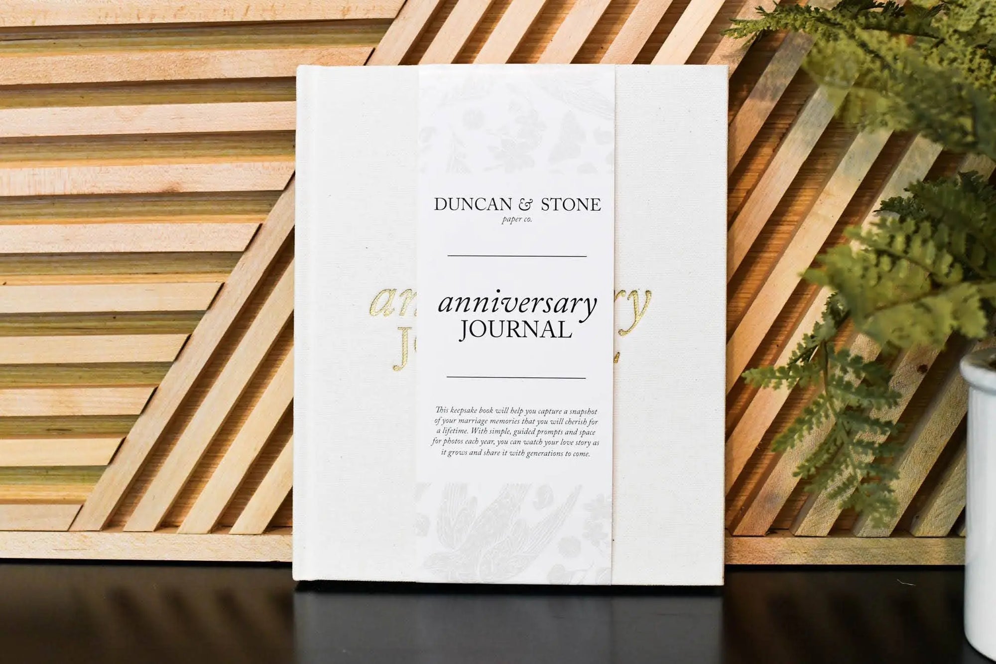 Anniversary Journal | Wedding Book | Gift for Wife or Spouse: Ivory Duncan & Stone Paper Co.